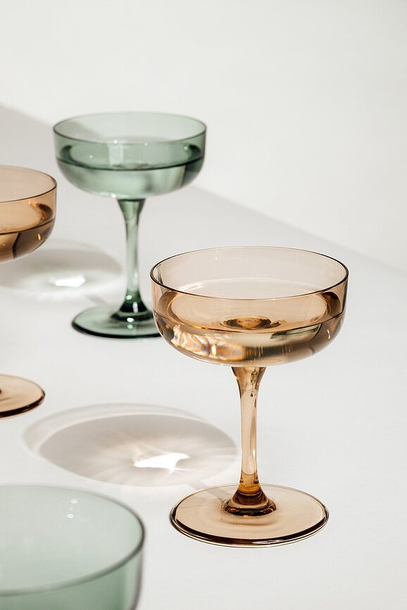 Like Smoke Kozarci za šampanjec, 190 ml, 2 kosa