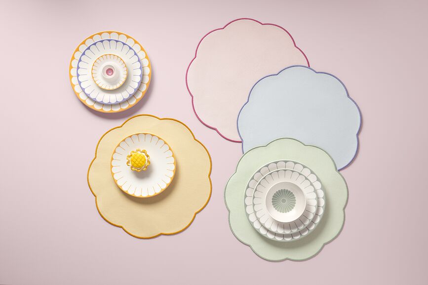 Mantel individual Fleur Verde 40 cm