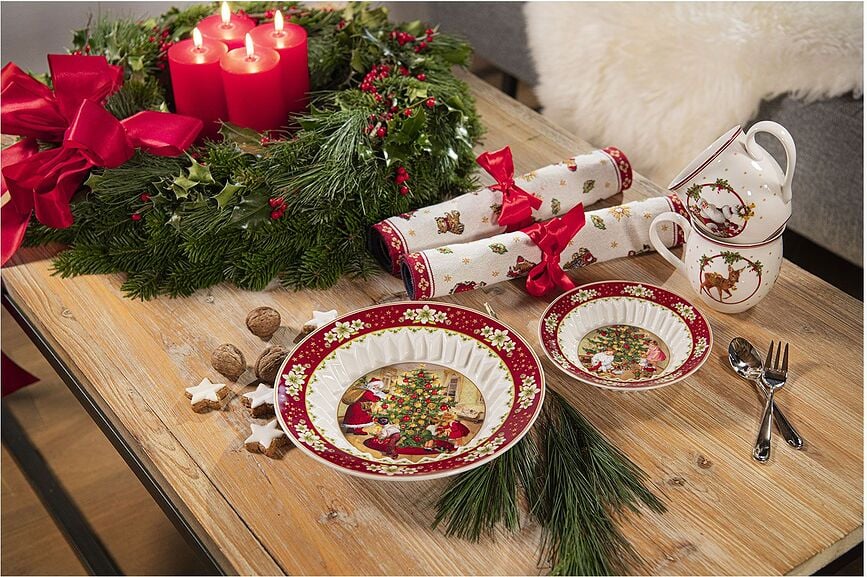 Mantel Individual Toy's Delight, 32 x 48 cm, con motivo de árbol de Navidad