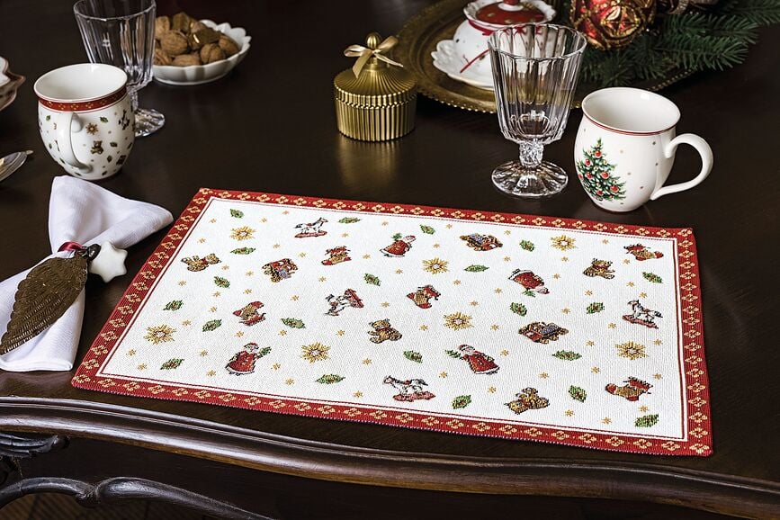 Mantel Individual Toy's Delight, 32 x 48 cm, con motivo de árbol de Navidad