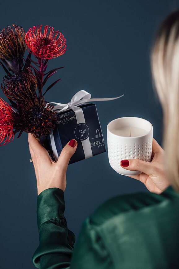 Manufacture Collier Blanc Perle Sparkle Bougie Parfumée