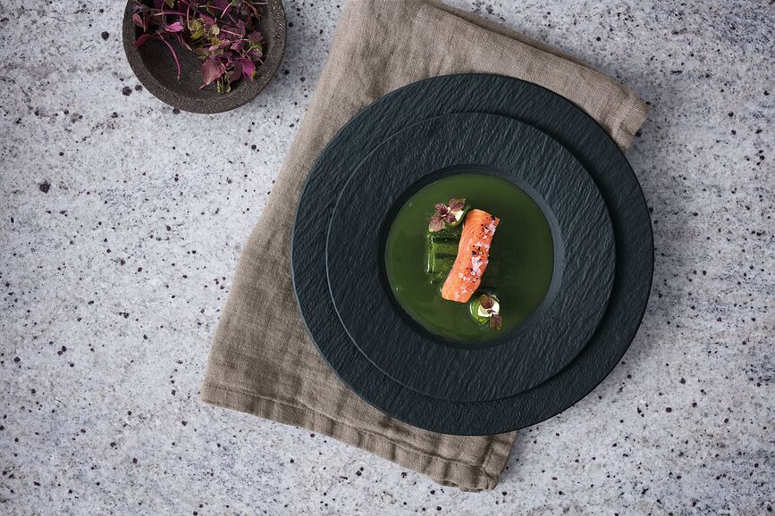 Manufacture Rock Assiette plate avec évidement, 27 cm