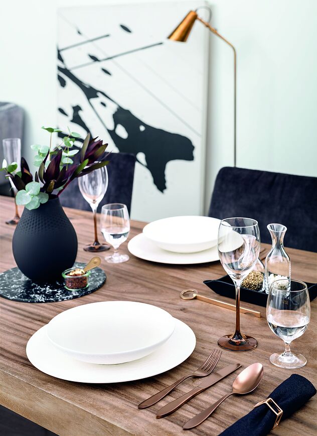 Manufacture Rock Blanc Jedilni krožnik z vdolbino, 27 cm