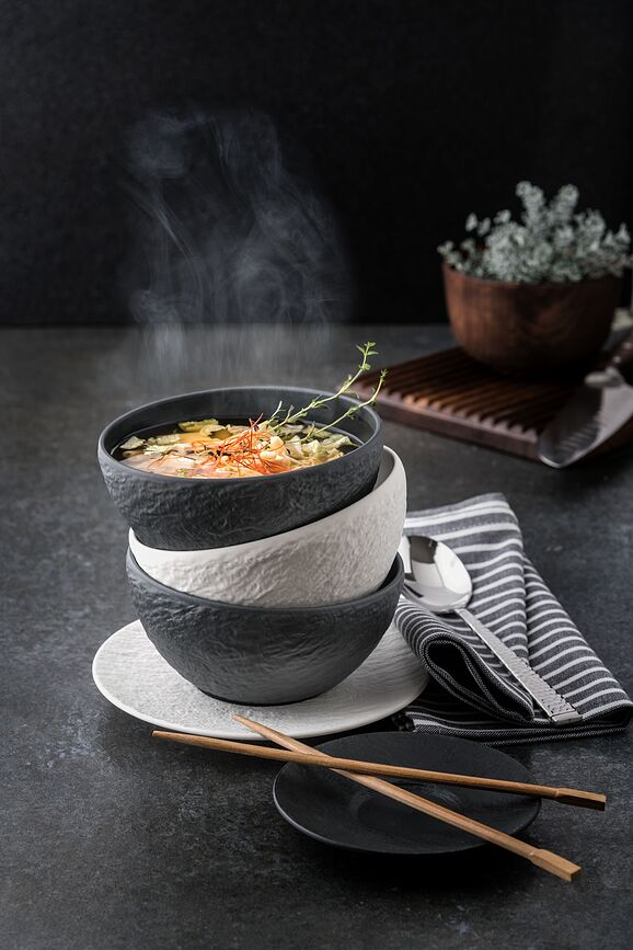 Manufacture Rock Blanc Πιάτο φαγητού, 25 cm