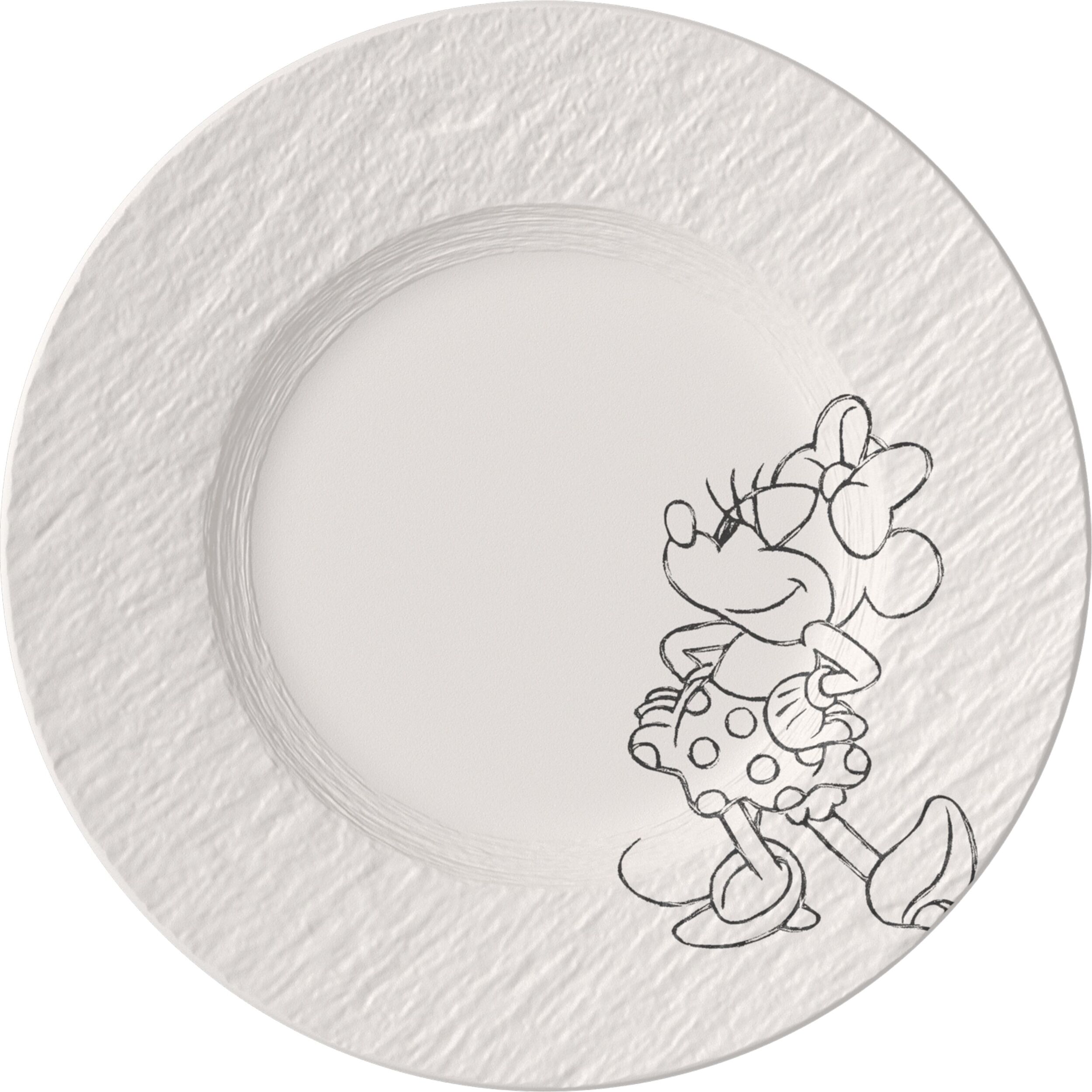 Manufacture Rock Mickey Mouse Frühstücksteller 21,7 cm, weiß