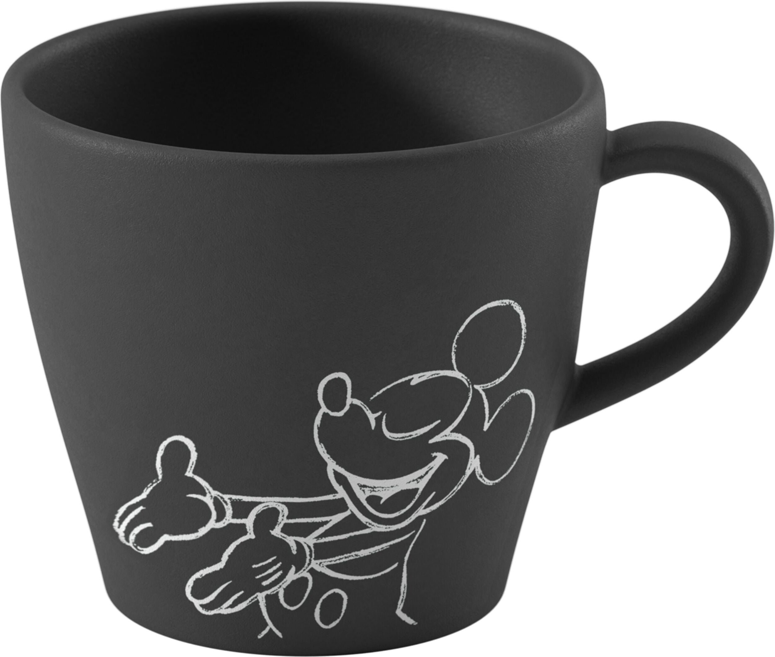 Manufacture Rock Mickey Mouse Kaffeetasse 160 ml, schwarz