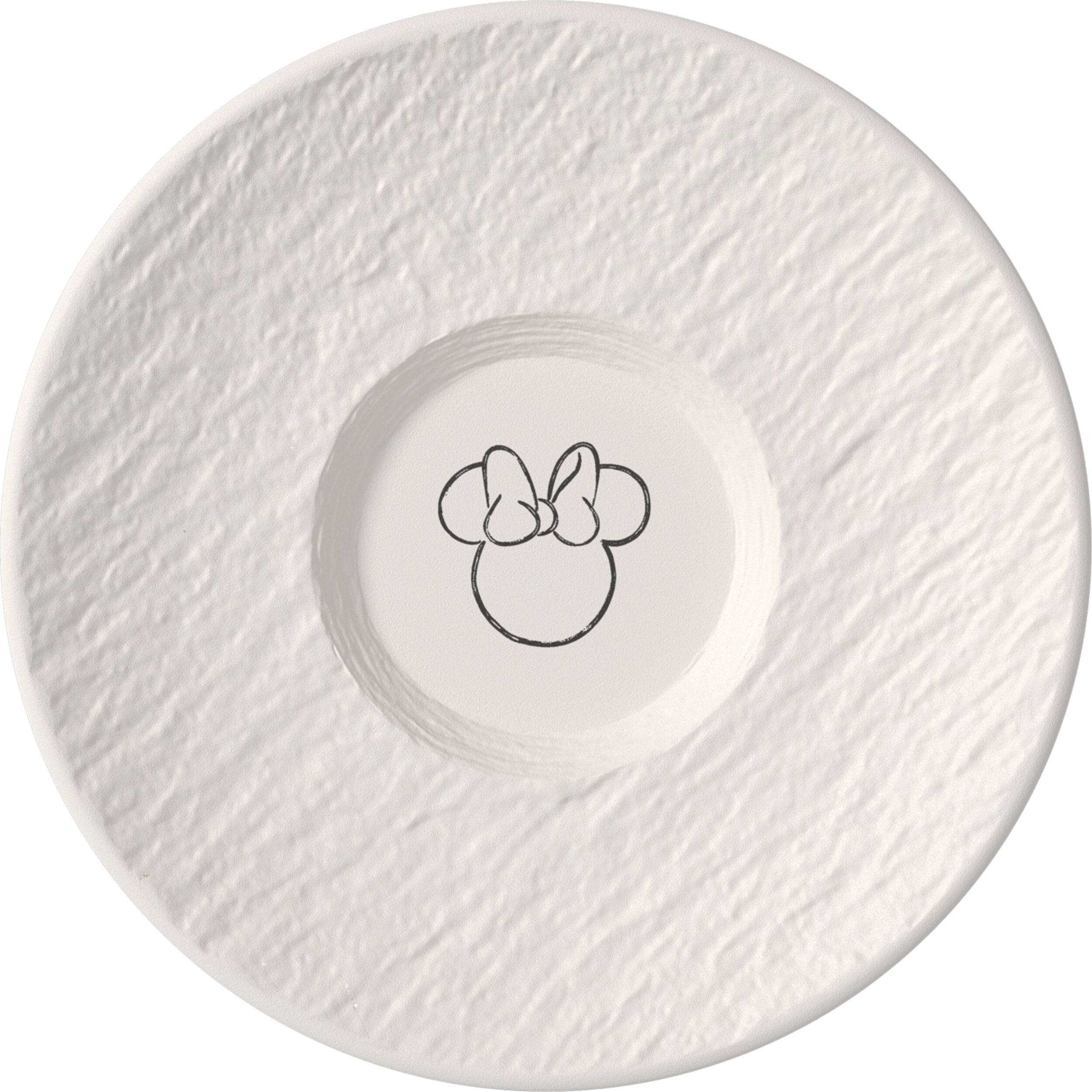 Manufacture Rock Mickey Mouse Untertasse für Kaffeetasse, weiß