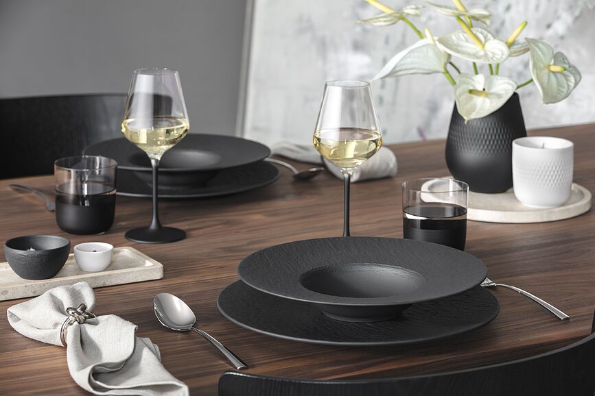 Manufacture Travertine Plateau de Service, 24,5 cm