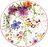 Mariefleur Basic Frukosttallrik, hel mönster, 21 cm