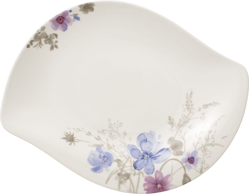 Mariefleur Gris Serve & Salad Plat de Service, 34 cm