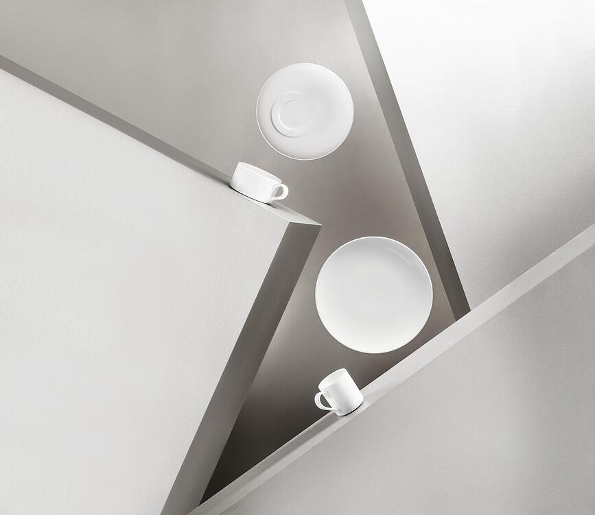 MetroChic Blanc Assiette à Déjeuner 22 cm