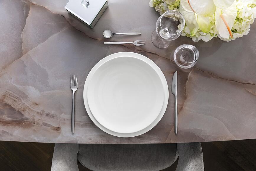 MetroChic Blanc Plat de Service 33 cm