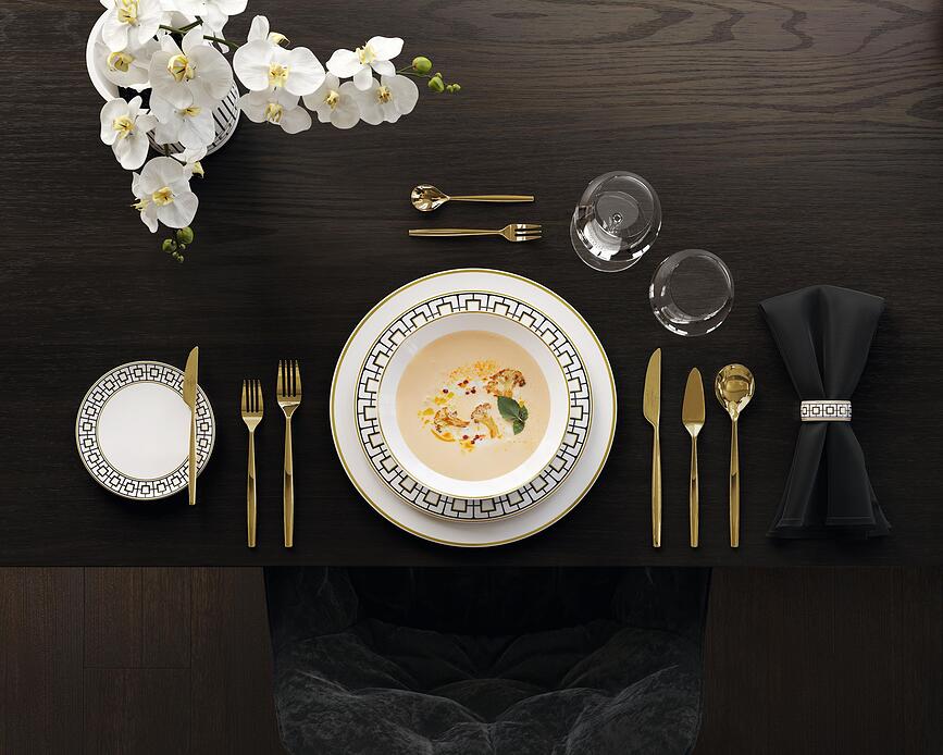 MetroChic d'Or Cuillère de Table