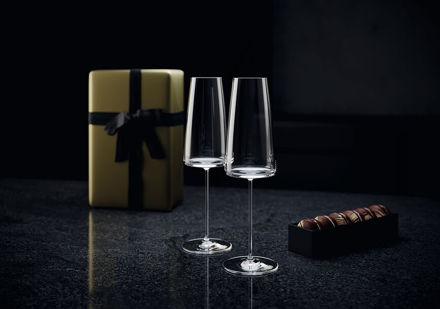 MetroChic Flûtes à Champagne, Lot de 2