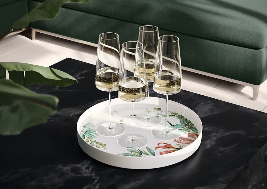 MetroChic Flûtes à Champagne, Lot de 2