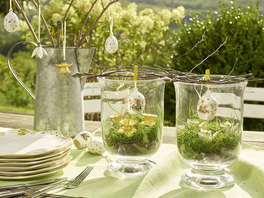 Mini Flower Bells Viseči okraski, motiv zvončkov, 2 kosa