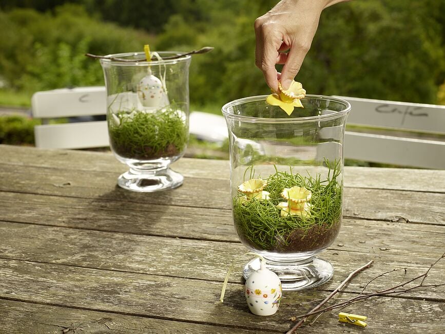 Mini Flower Bells Viseći Ukrasi narcisi 2 kom.