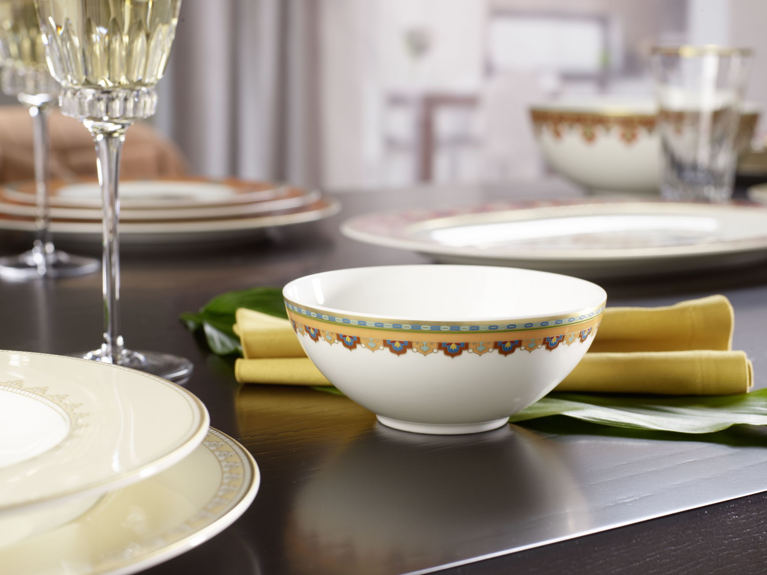 Villeroy & Boch Samarkand Mandarin Coppetta Dessert In Porcellana Bone China - 13 Cm - Multicolore