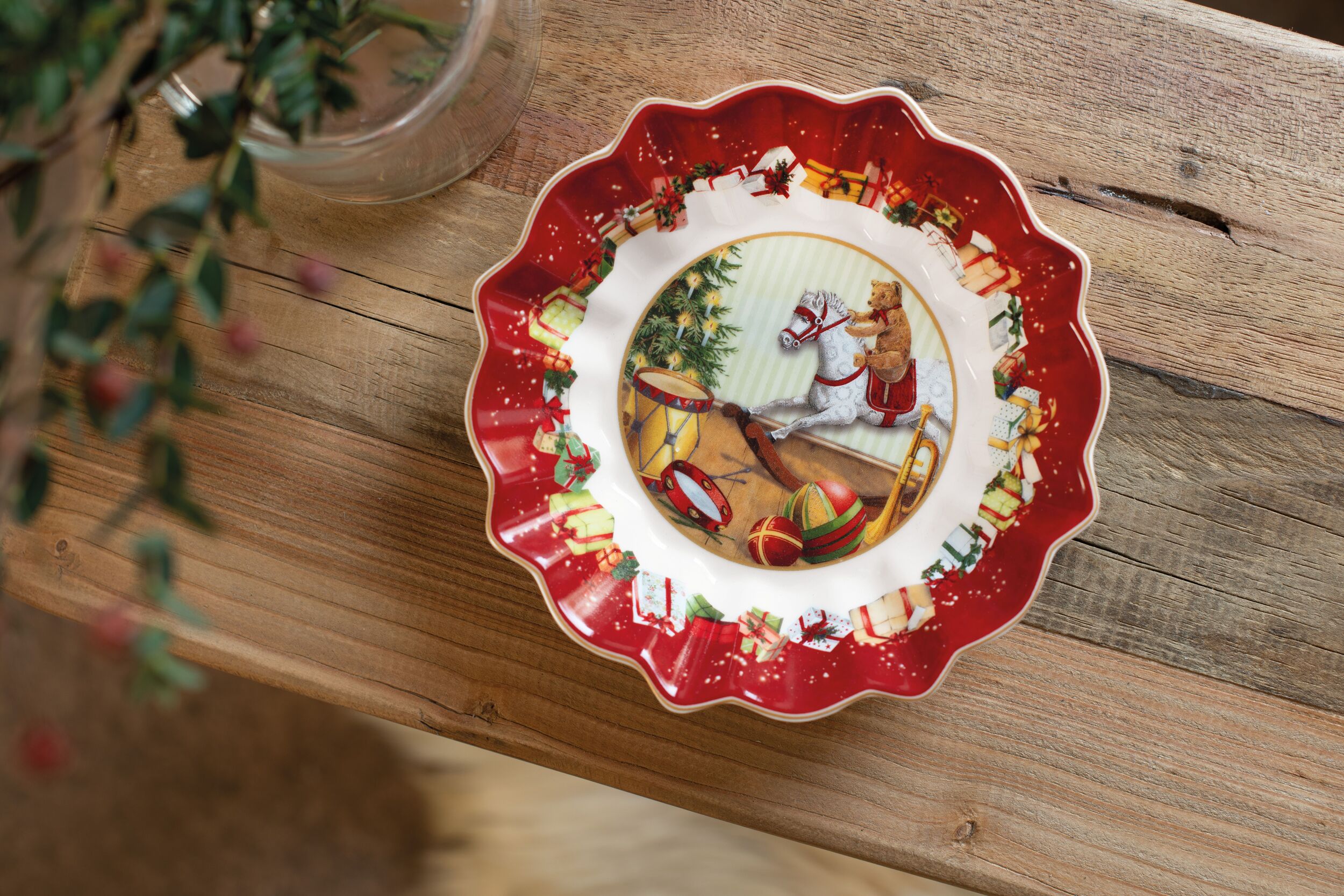 Cuenco Pequeño Villeroy & Boch Toy's Fantasy - 16.5 Cm, Diseño Invernal, Porcelana, Multicolor, Para Snacks O Decoración