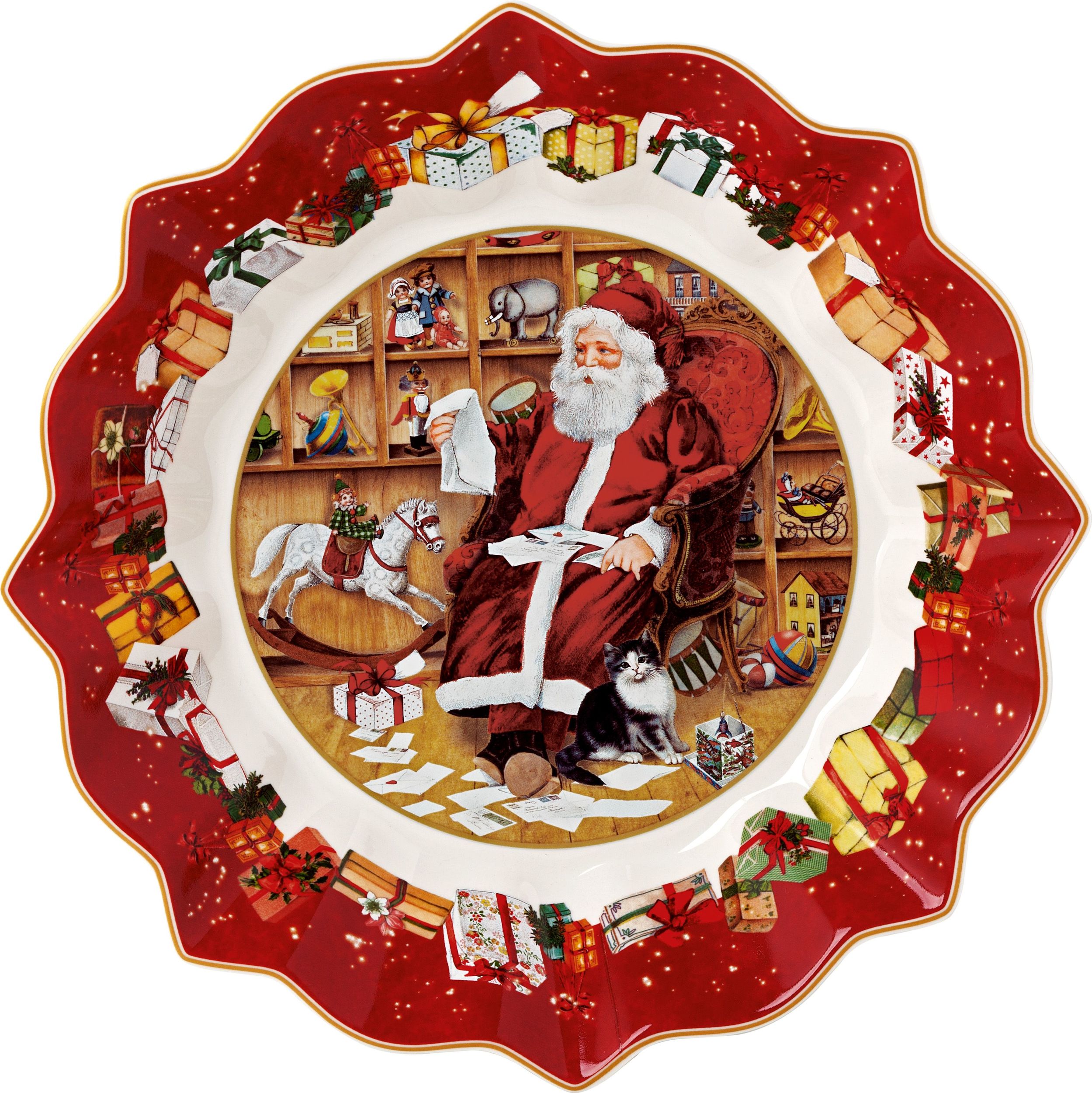 Miska Toy's Fantasy Santa Reads 25 cm czerwona