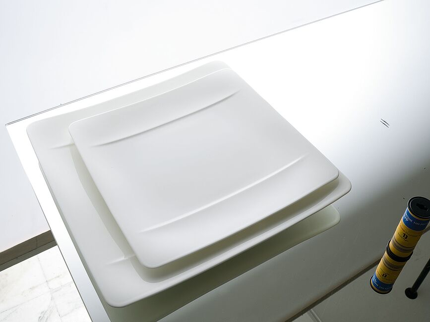 Modern Grace Plat de Service carré, 31 cm