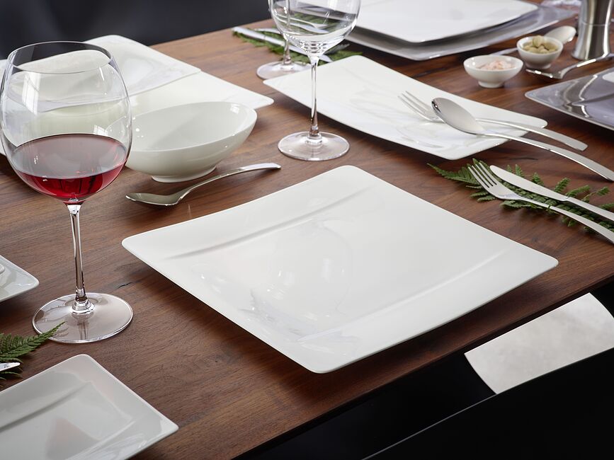 Modern Grace Plat de Service carré, 31 cm
