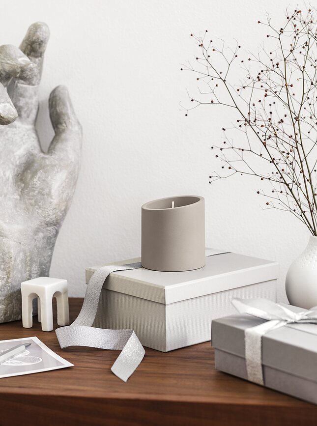 NewMoon Beige Home Energy Αρωματικό Κερί, μπεζ