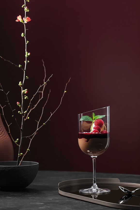 NewMoon Verres à vin rouge, 405 ml, Lot de 4