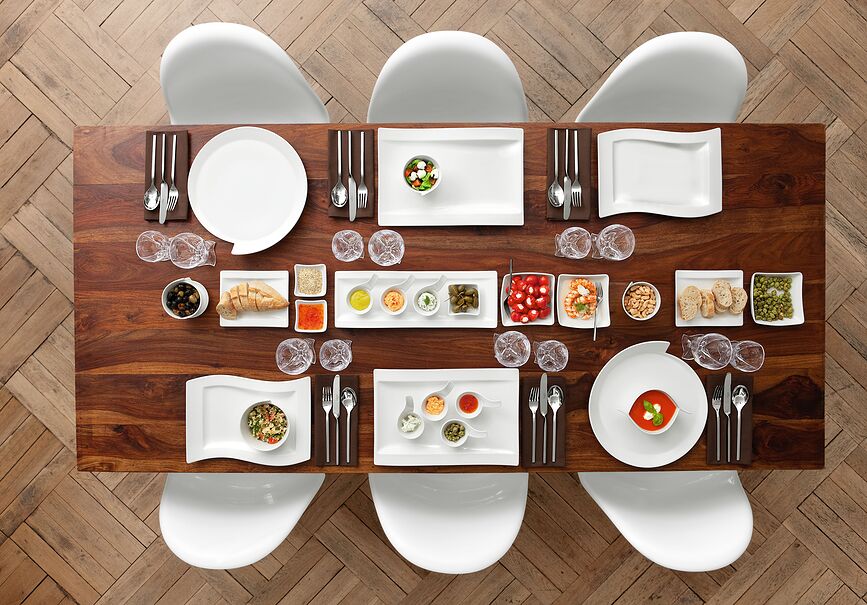 NewWave Assiette de Table 25 x 37 cm