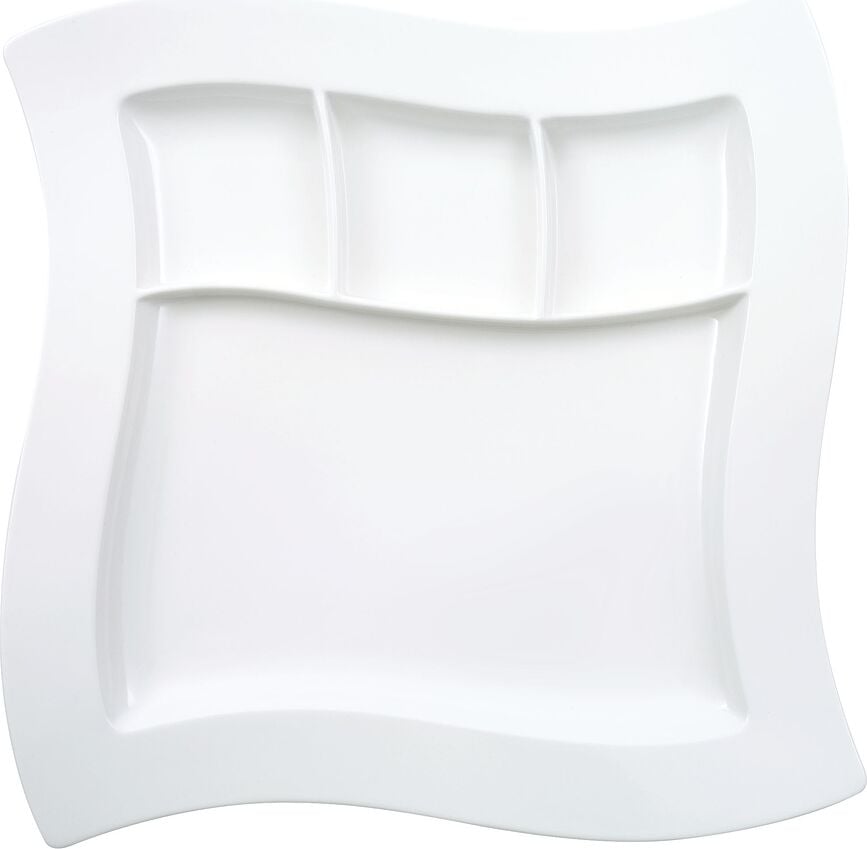 NewWave Krožnik za serviranje z razdelkom, 27 cm