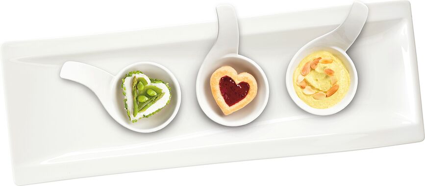 NewWave Plat de service pour apéritifs, 15 x 42 cm