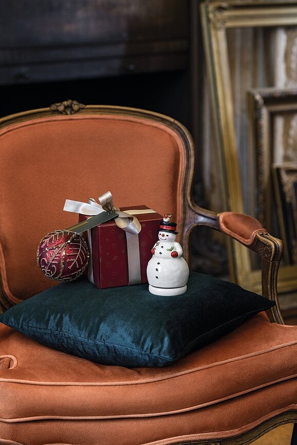 Nostalgic Melody Glasbena skrinjica, s snežakom