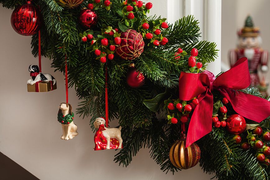 Nostalgic Ornaments Božićni Ukrasi psi 3 kom.