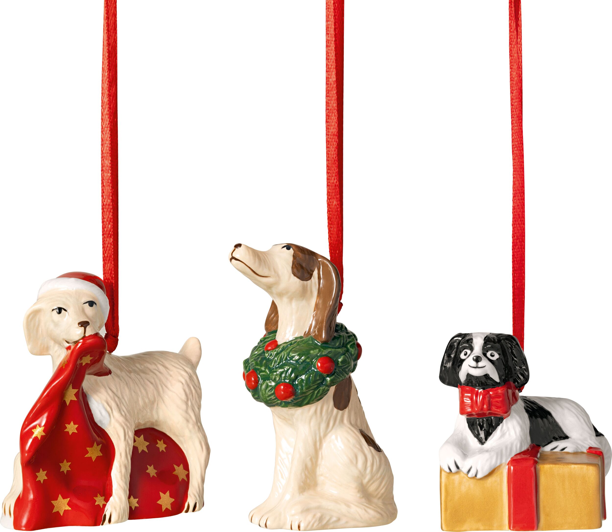 Nostalgic Ornaments Christbaumschmuck Hunde 3 St.