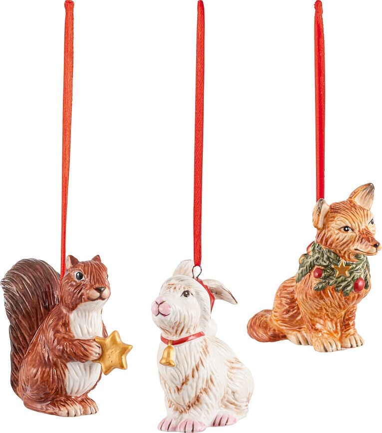 Nostalgic Ornaments Christbaumschmuck Tiere 3 St.