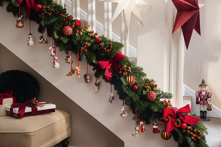 Nostalgic Ornaments Okraski za božično drevesce, psi, 3 kosi