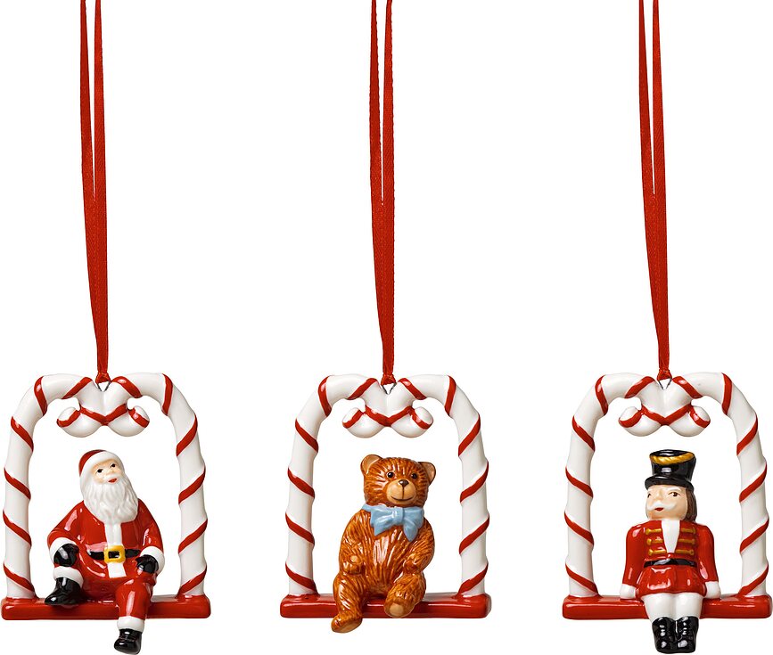 Nostalgic Ornaments Swing Christbaumschmuck 3 St.