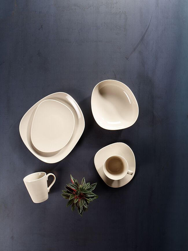 Organic Sand Krožnik za zajtrk