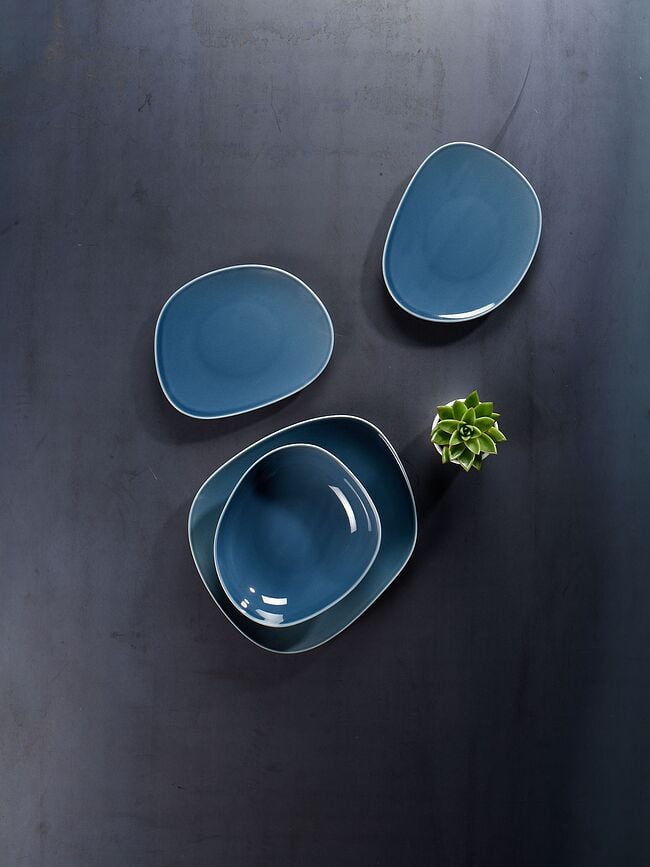 Organic Turquoise Krožnik jedilni