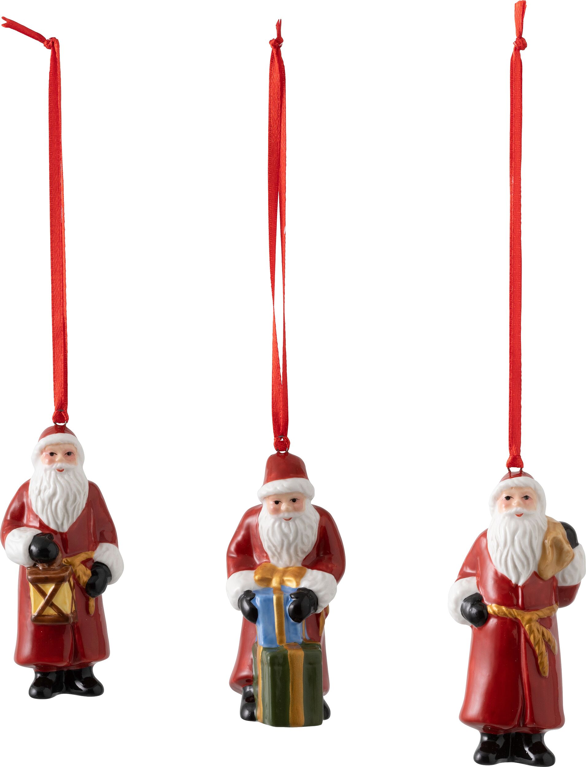 Ozdoby choinkowe Nostalgic Ornaments Święty Mikołaj 3 szt.