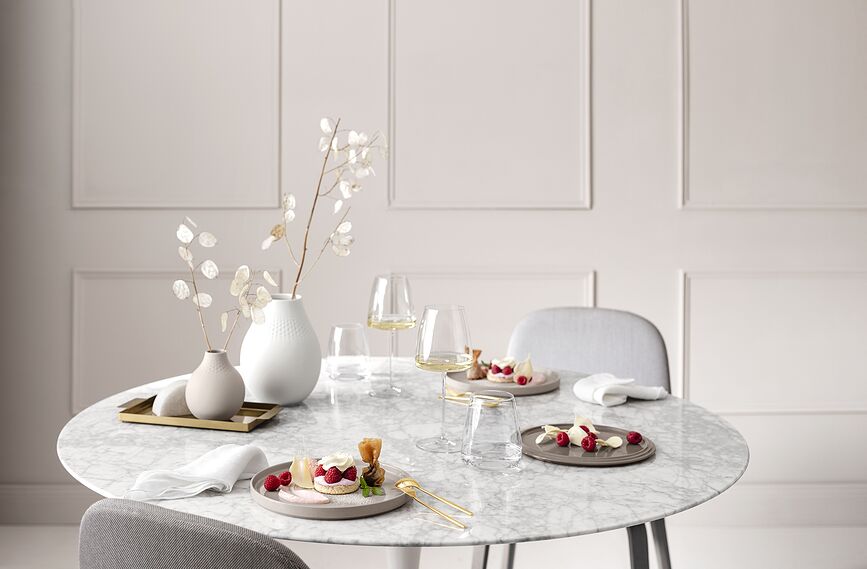 Perle Manufacture Collier Blanc Βάζο, 20 εκ.