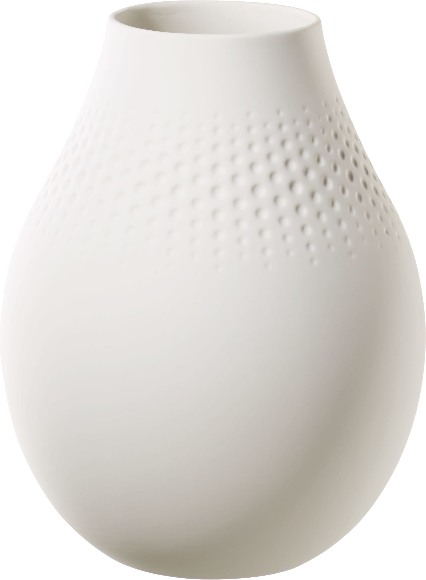 Perle Manufacture Collier Blanc Vase 20 cm