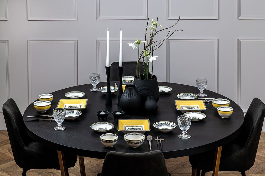 Perle Manufacture Collier Noir Βάζο, 20 cm