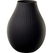 Perle Manufacture Collier Noir Vase 20 cm