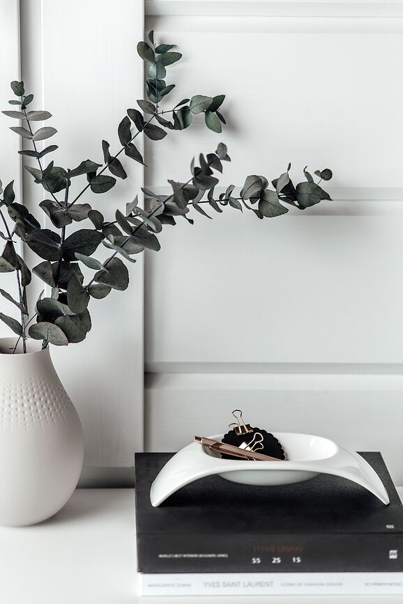 Perle Manufacture Collier Blanc Vase 20 cm