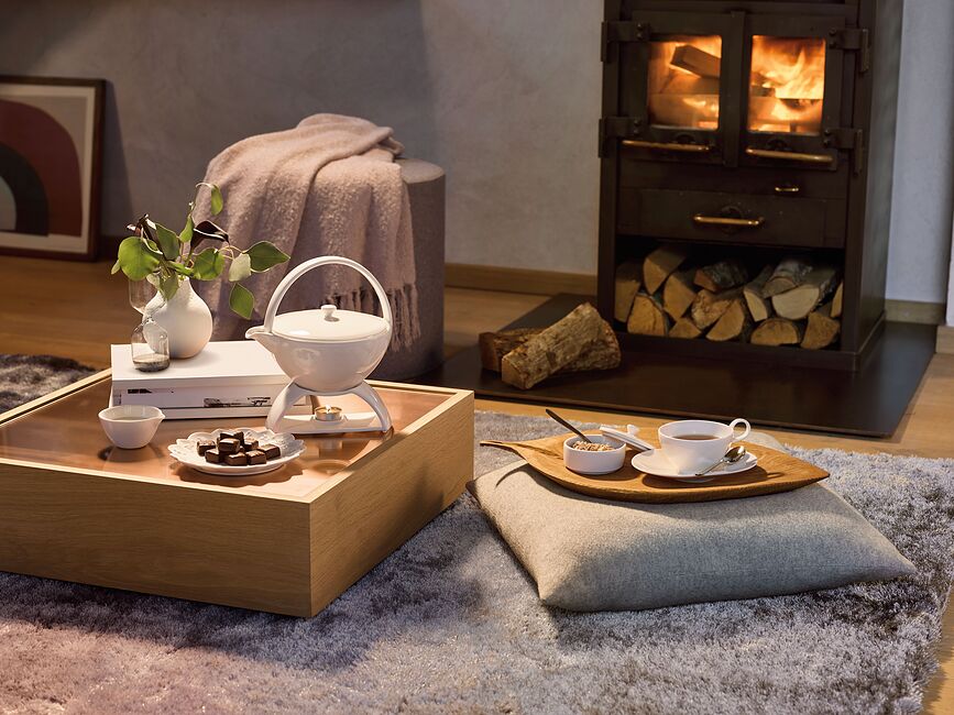 Perle Manufacture Collier Blanc Vase 20 cm