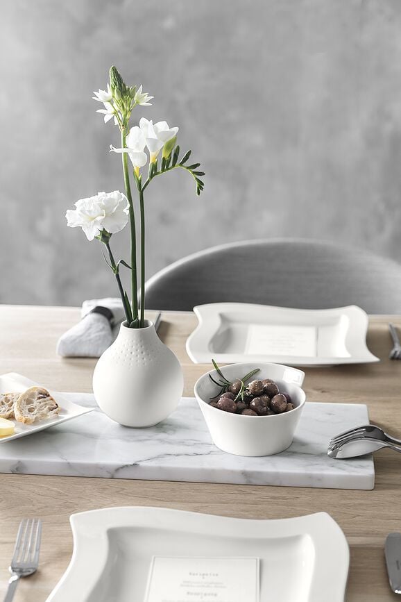 Perle Manufacture Collier Blanc Vaza 20 cm