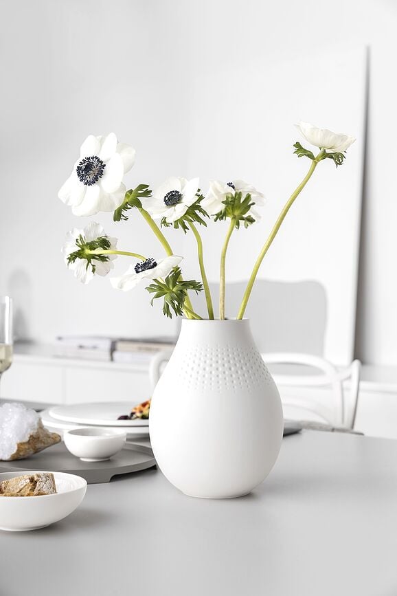 Perle Manufacture Collier Blanc Vaza 20 cm