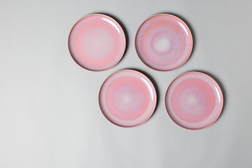 Perlemor Coral Assiette plate 27 cm