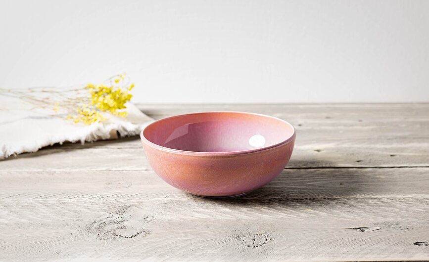 Perlemor Coral Bol 17 cm